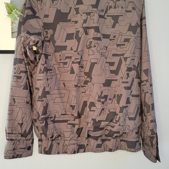 Stussy Girls Zip Up Windbreaker All Over Print Jacket M - Picture 6 of 16